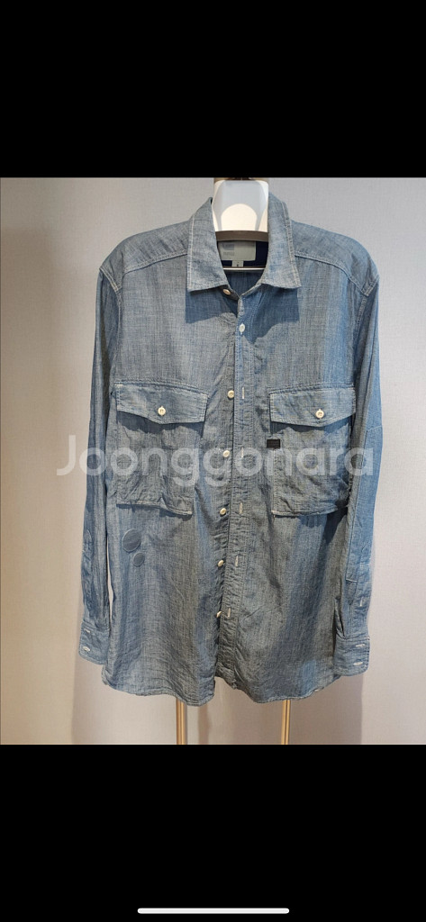 G-Star RAW 정품 데님 셔츠 L--0
