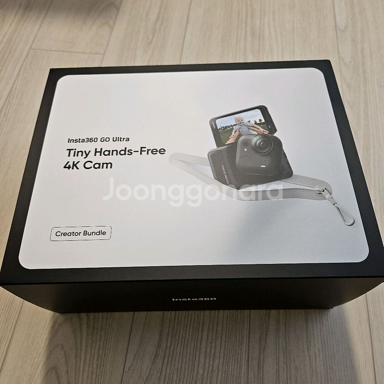 인스타360 고 울트라 블랙 크리에이터 번들 팝니다.--3
