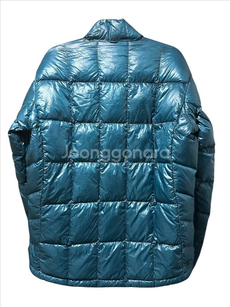 몽벨 800필 경량 패딩 터과이즈 L--1