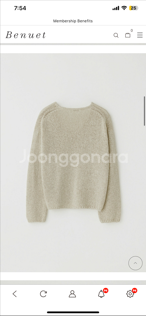 Benuet 베뉴엣 베티 니트 (새상품)--7