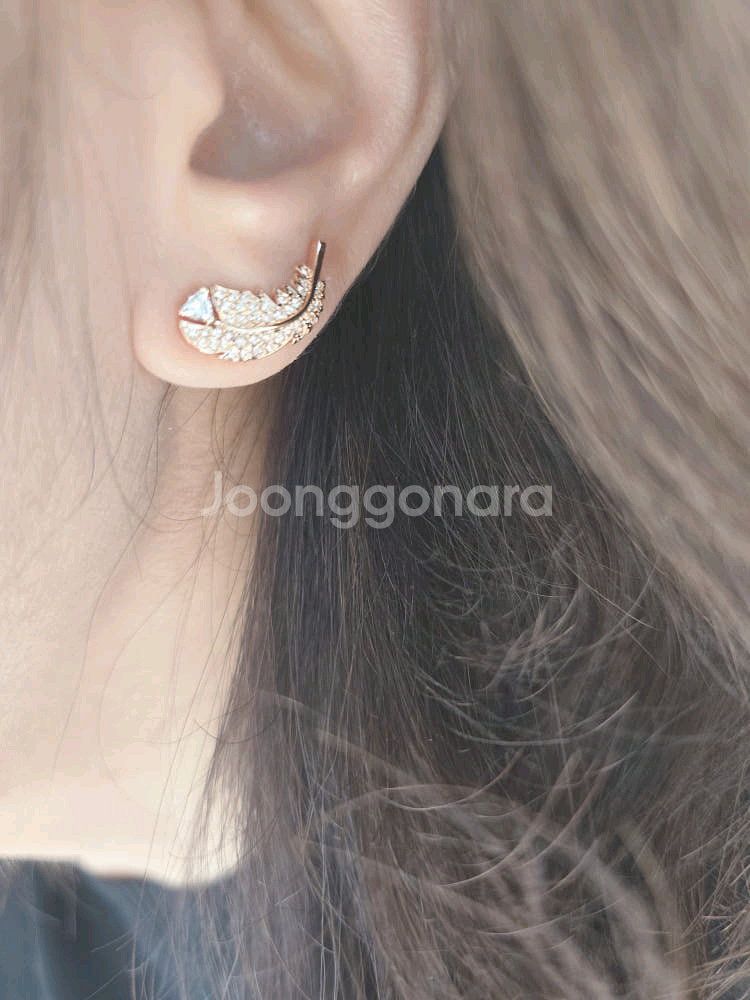 (새상품) 스와로브스키 귀걸이--5