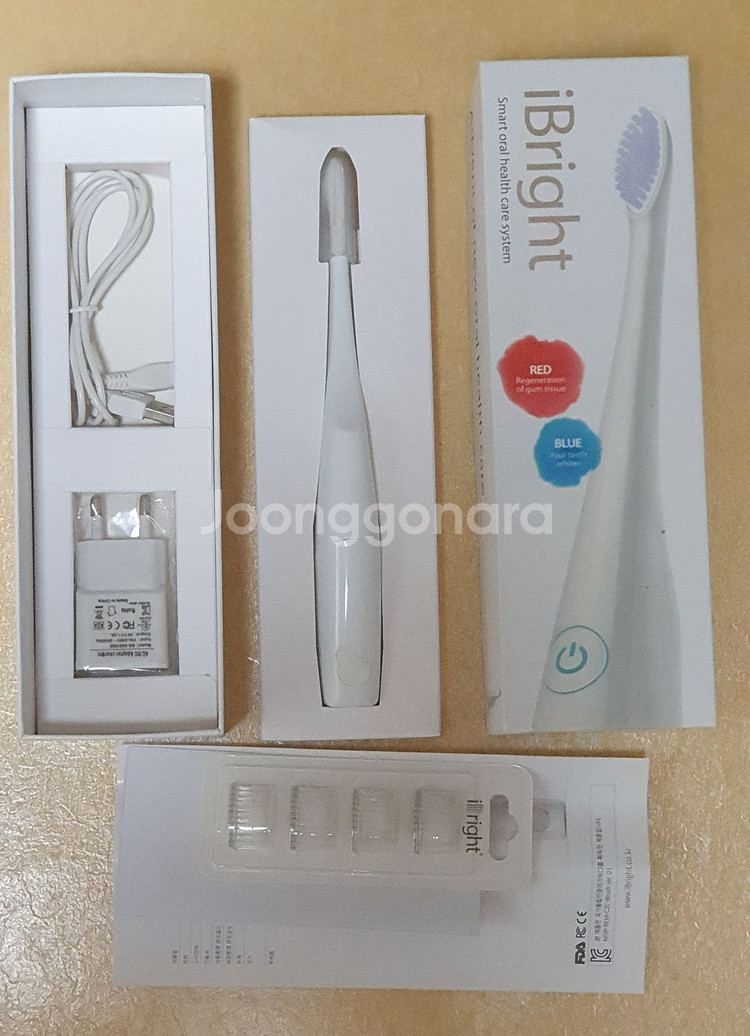 아이브라이트(iBright) 음파전동칫솔 팝니다--1