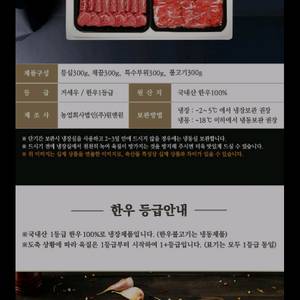 (안동바른한우)1등한우구이혼합선물세트