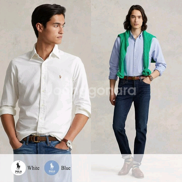 폴로 아이코닉 옥스포드 셔츠--0