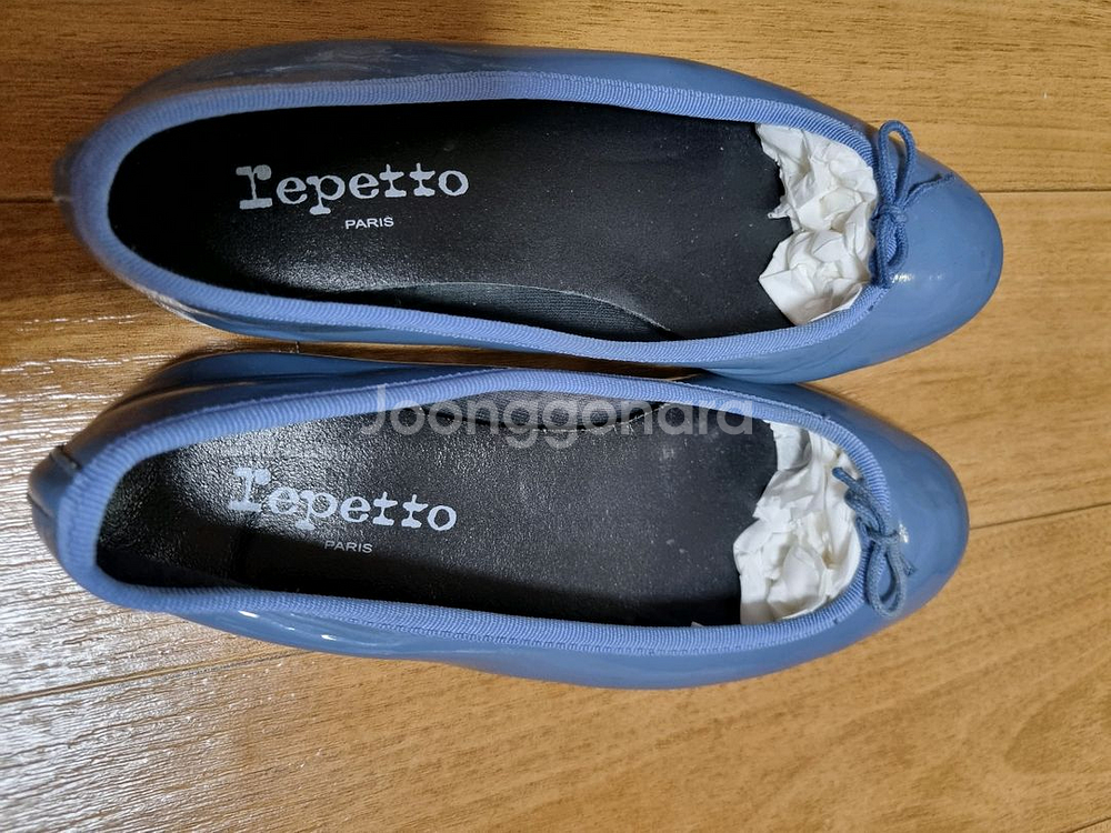 레페토 산드리옹 곰므 37사이즈 버건디 블루 2컬러--3