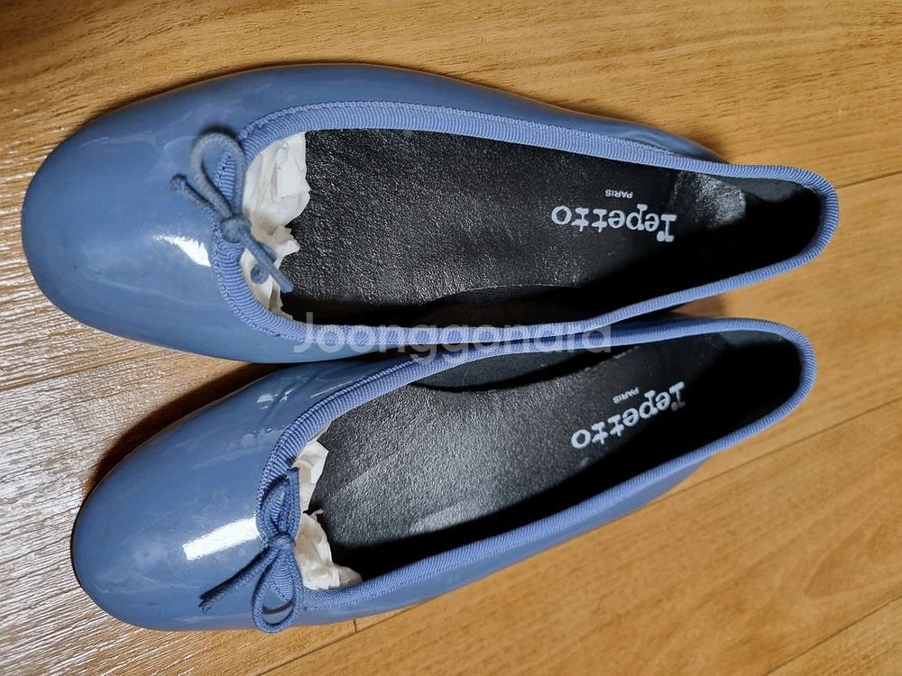 레페토 산드리옹 곰므 37사이즈 버건디 블루 2컬러--4