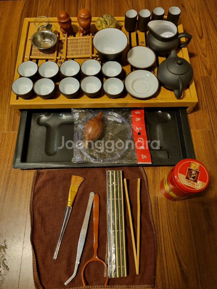 중국 찻잔 풀세트--3