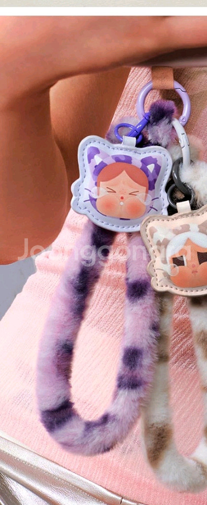 크라이베이비 표범냥이 스트랩 (네온)--1