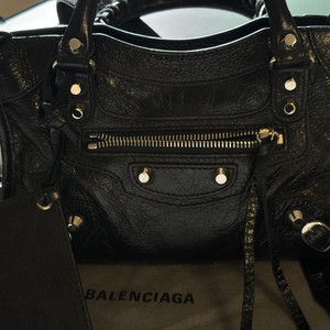 발렌시아가 시티백 미니 블랙