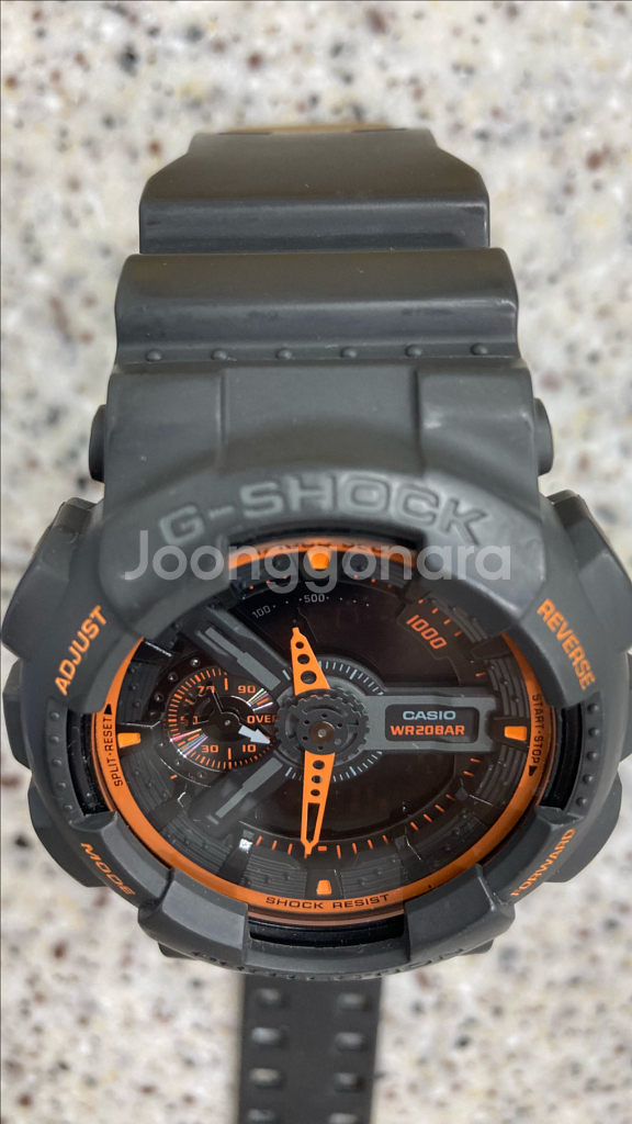지샥 GA-110TS 오렌지--6