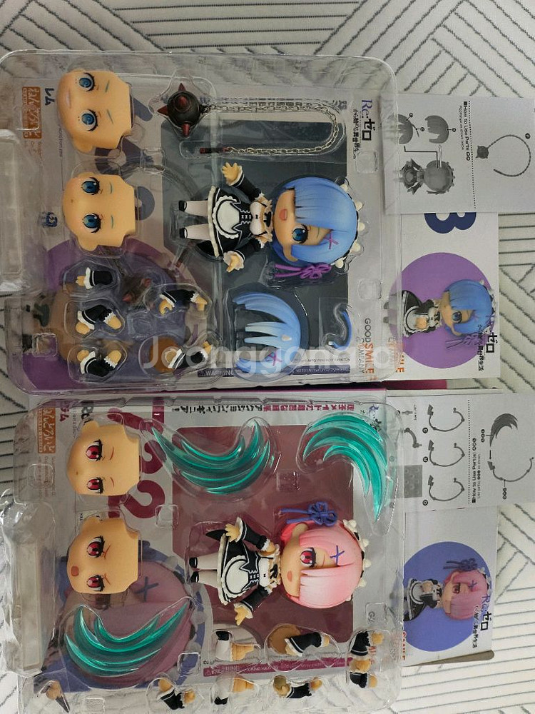 리제로 넨도로이드 렘, 람 일괄 판매 합니다.--1