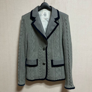 BCBG 유니크 카라 니트자켓(M)