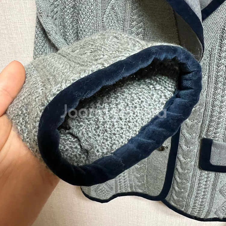 BCBG 유니크 카라 니트자켓(M)--4
