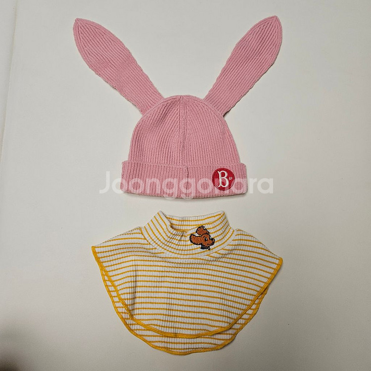 베베드피노 모자+넥워머 일괄--0