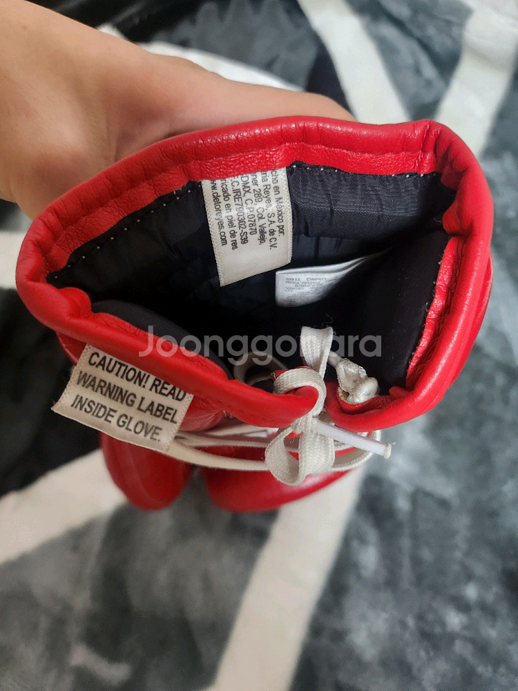 클레토 레예스 훅앤루프 14온스 레드 글러브 판매합니--5