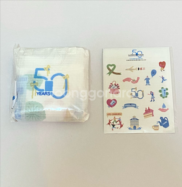 라로슈포제 50주년 기념 에코백 + 스티커--0