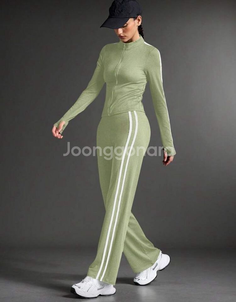 여성 트레이닝복 세트 올리브 그린 s--0