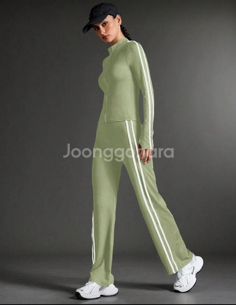 여성 트레이닝복 세트 올리브 그린 s--5