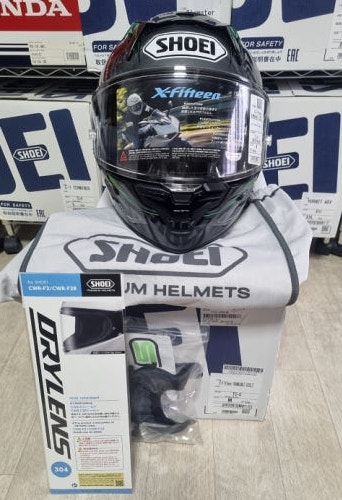 쇼에이 X-15 일본가와사키 한정판 헬멧--3