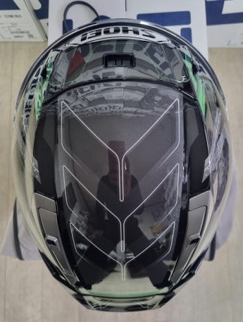 쇼에이 X-15 일본가와사키 한정판 헬멧--5