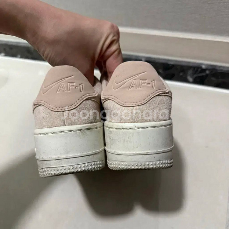 나이키 에어포스1 세이지 로우 플랫폼 인디핑크 225--5