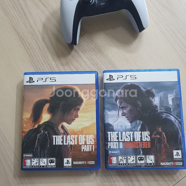 ps5 라오어 리마스터 1,2 중고--0