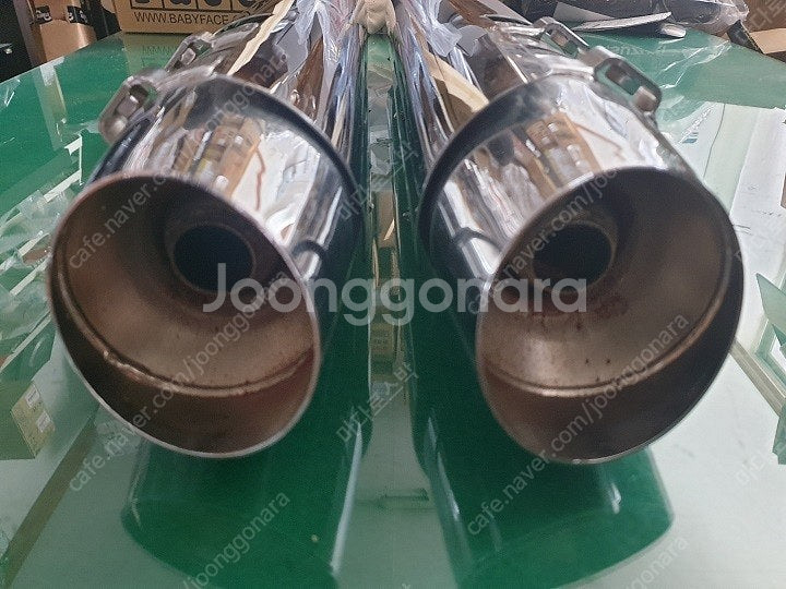 [중고] 할리 투어링 로드킹 글라이더 중고 머플러--0