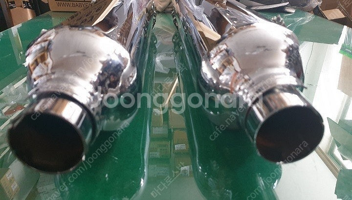 [중고] 할리 투어링 로드킹 글라이더 중고 머플러--2