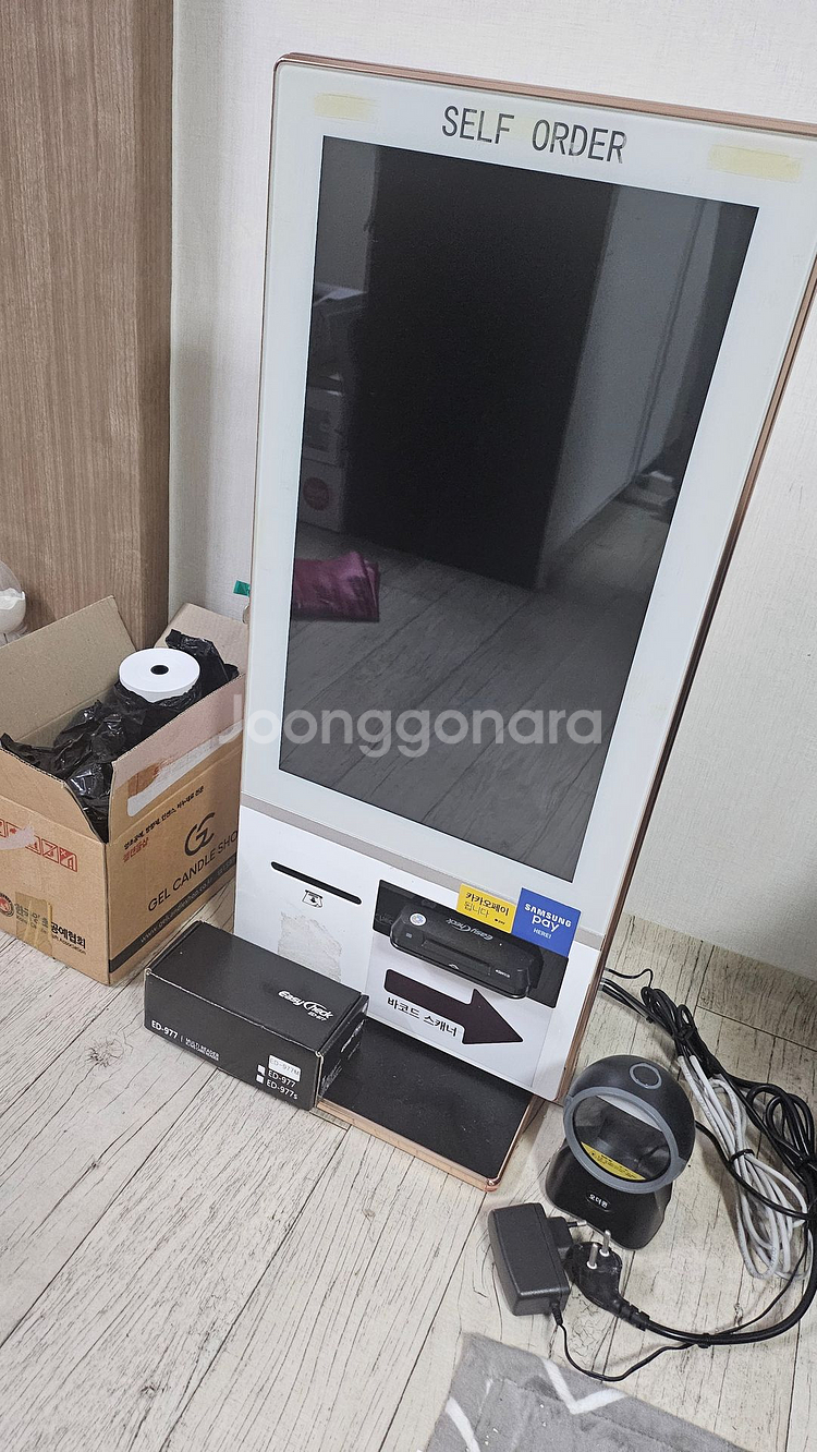 오더퀸 키오스크 테이블형 +카드리더기--0