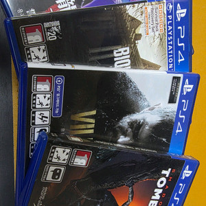 플스4 게임 일괄 4종 ps4 바이오하자드 용과 같이