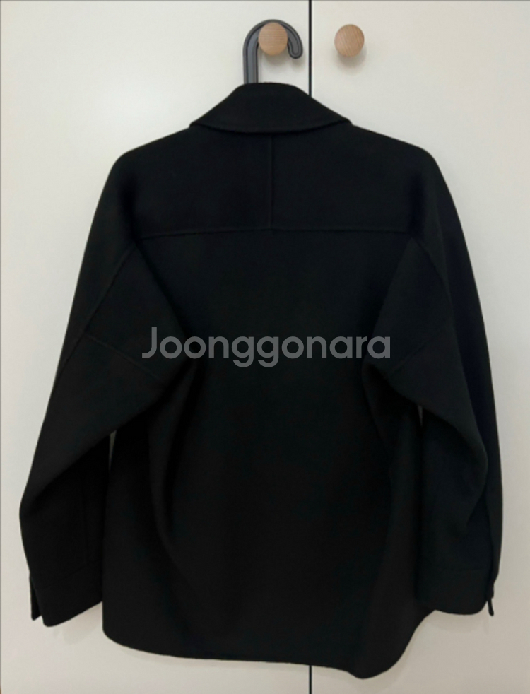 코스 더블페이스 울자켓 XXS 1148649 블랙 co--1