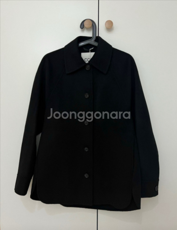 코스 더블페이스 울자켓 XXS 1148649 블랙 co--0