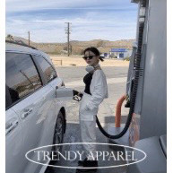 트렌디어패럴 스턴 힙 카고 조거팬츠 아이보리 트레이닝팬