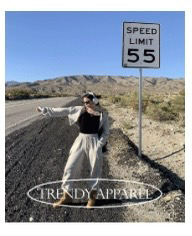 트렌디어패럴 스턴 힙 카고 조거팬츠 아이보리 트레이닝팬--1