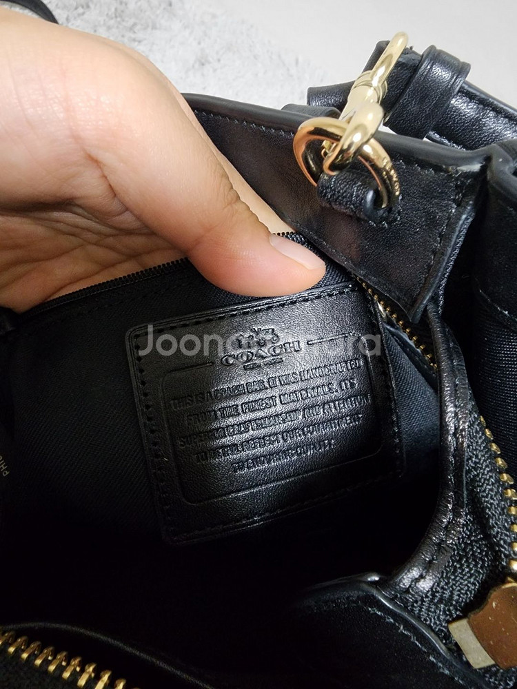 정품/코치 크로스비 캐리올 인 레더 (33995 LIB--7