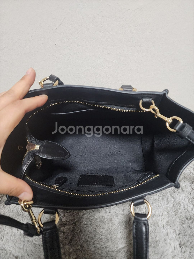 정품/코치 크로스비 캐리올 인 레더 (33995 LIB--6