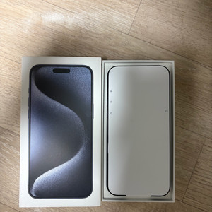 아이폰15 프로맥스 블루티타늄 256gb 리퍼 미사용