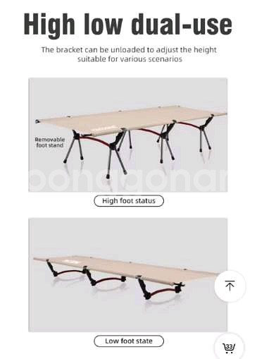 캠빌 고동 면 코트텐트 + 경량 야전침대(새상품)--3