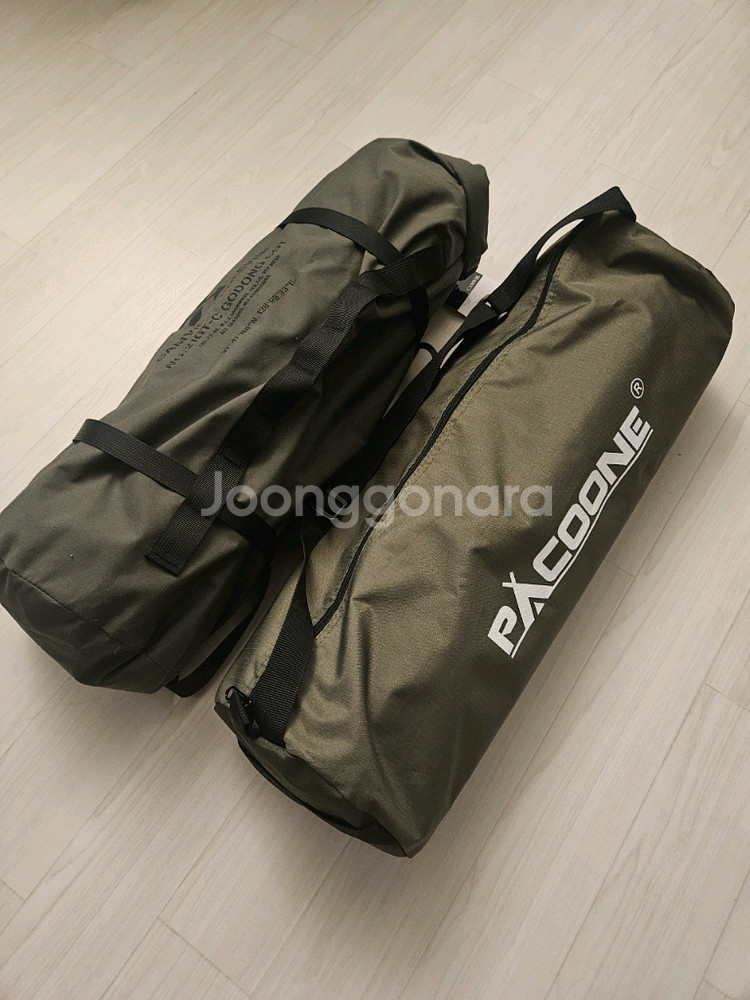 캠빌 고동 면 코트텐트 + 경량 야전침대(새상품)--4