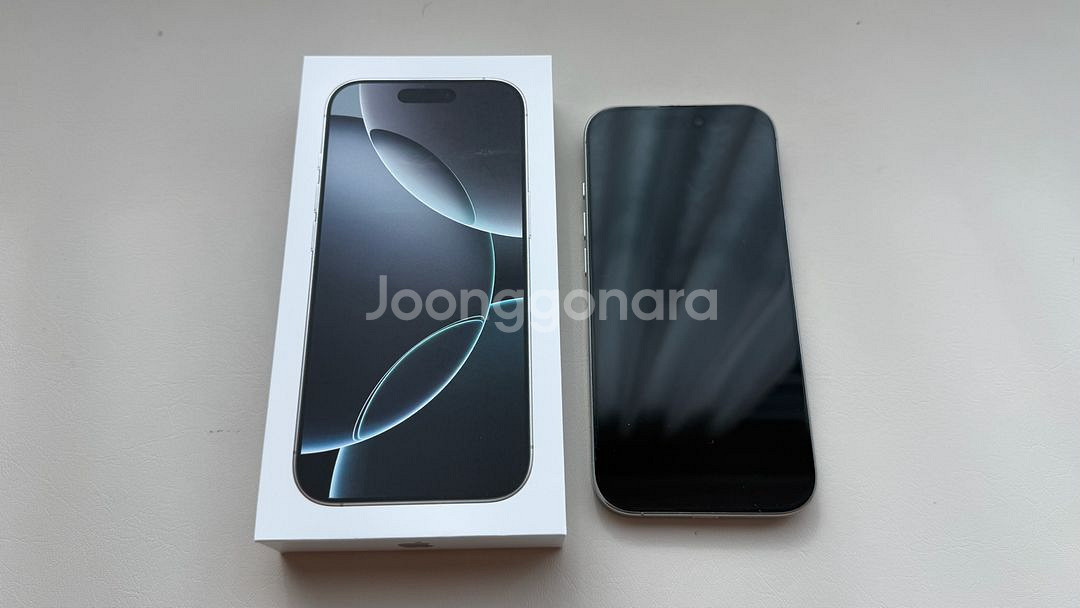 아이폰16프로 256gb 화이트티타늄 자급제폰--1