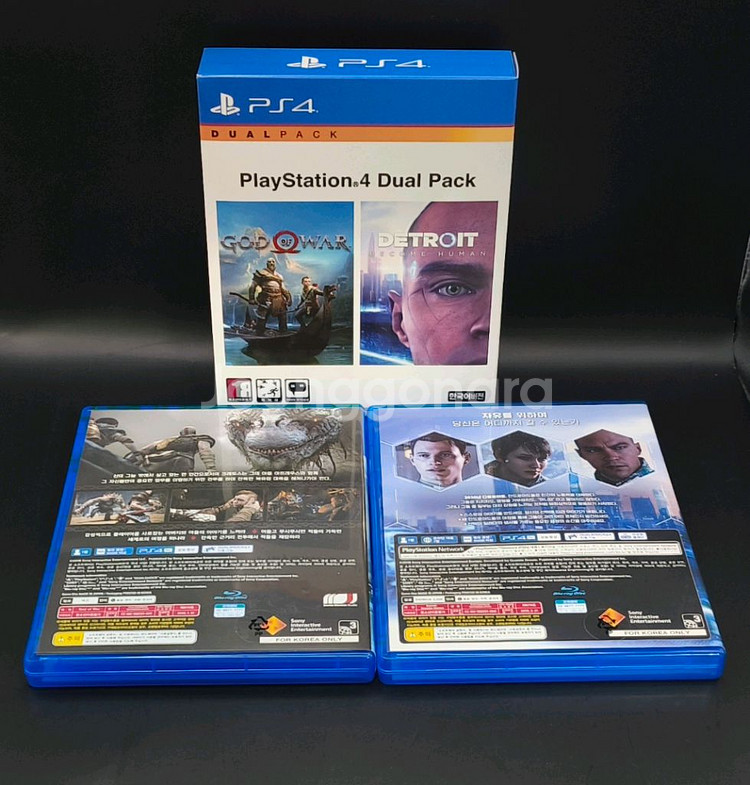 PS4, 플스4 갓오브워4&디트로이트비컴 휴먼 듀얼팩--2