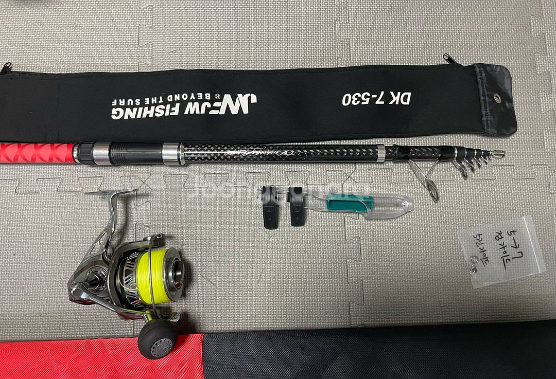 다크니스 나이트 낚시대 구형,신형 2대 + 릴 2개--4