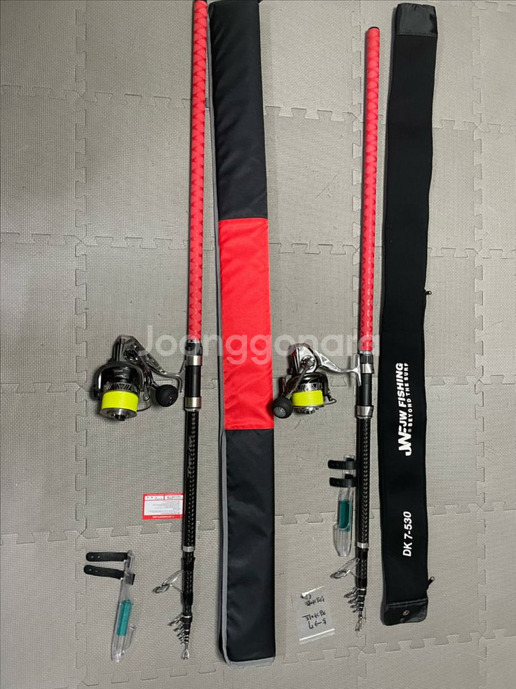 다크니스 나이트 낚시대 구형,신형 2대 + 릴 2개--0