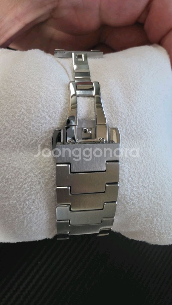 로만손 오디에 옥타고논 데이트 38mm 블루--4