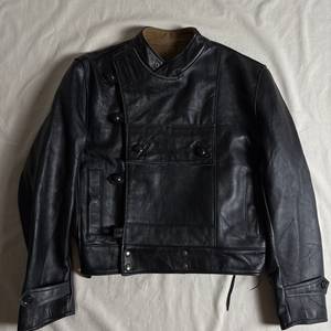 50s 스웨덴 탱커 천연가죽 자켓 L 이미지