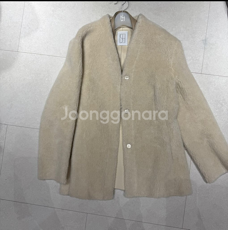 시에 롱리오 시어링코트--0