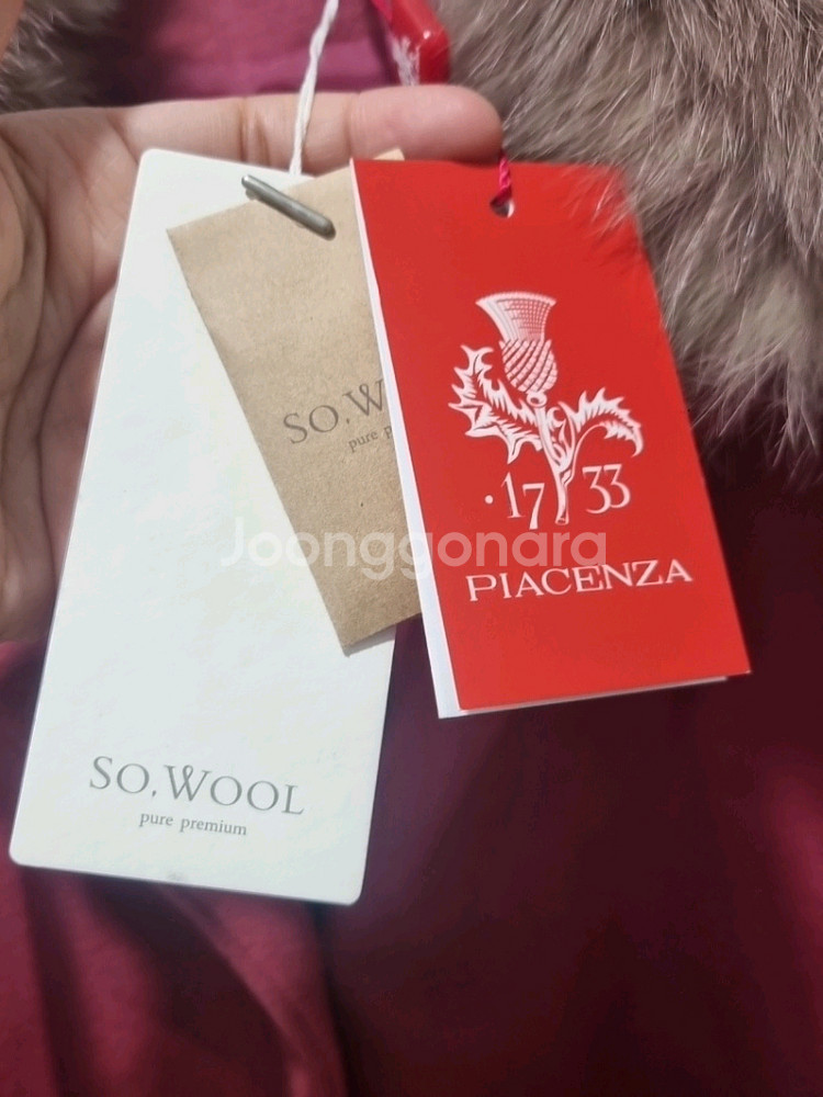 SO.WOOL 피아첸자 울 100% 케이프코트 (다크핑--7