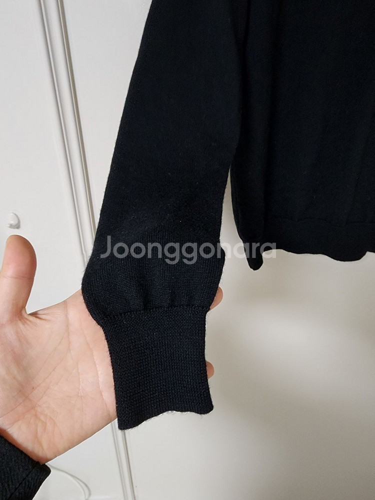 정품/ 프레드페리 메리노울 100% 라운드 니트 /M,--2