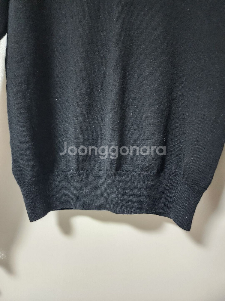 정품/ 프레드페리 메리노울 100% 라운드 니트 /M,--3