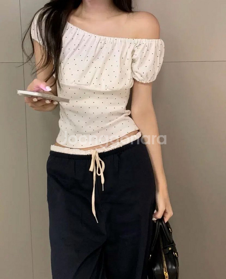 제니오 zaenio 퍼프 도트티 아이보리 s--2